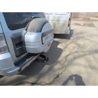 Фаркоп Bosal для Mitsubishi Pajero IV 2007-2020. Фланцевое крепление. Артикул 4125-F