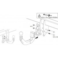 Фаркоп Westfalia для Mercedes-Benz GLE-Class W167 2018-2020. Артикул 313661600001