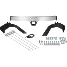 Балка фаркопа Baltex для Toyota Land Cruiser 150 Prado 2009-2020 под квадрат 50х50 с нержавеющей накладкой. Артикул 249455