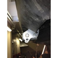 Фаркоп Galia оцинкованный для Hyundai Santa Fe II 2006-2012. Быстросъемный крюк. Артикул H069C