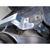 Фаркоп Galia оцинкованный для Hyundai Santa Fe II 2006-2012. Быстросъемный крюк. Артикул H069C