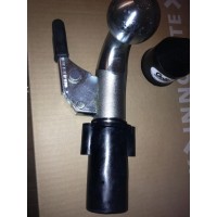 Фаркоп Galia оцинкованный для Hyundai Santa Fe II 2006-2012. Быстросъемный крюк. Артикул H069C