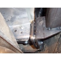 Фаркоп Galia оцинкованный для Hyundai Santa Fe II 2006-2012. Быстросъемный крюк. Артикул H069C