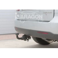 Фаркоп Aragon (быстросъемный крюк, горизонтальное крепление) для SsangYong Kyron 2006-2020. Артикул E3105AS