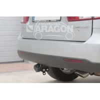 Фаркоп Aragon (быстросъемный крюк, горизонтальное крепление) для SsangYong Kyron 2006-2020. Артикул E3105AS