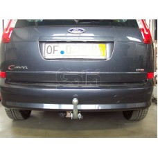 Фаркоп Galia оцинкованный для Ford C-Max I 2003-2011. Быстросъемный крюк. Артикул F091C