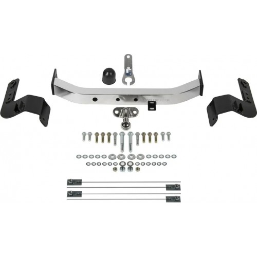 Фаркоп Rival (с нерж. накладкой) для Toyota Land Cruiser 200 (кроме Executive, TRD) 2007-2015 2015-2020. Артикул F.5703.003