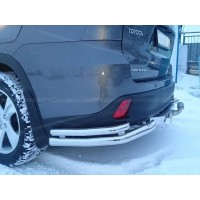 Фаркоп Baltex для Toyota Highlander III 2014-2020. (с декор. накладкой) Фланцевое крепление. Артикул 24.2554.08