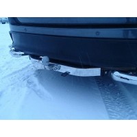 Фаркоп Baltex для Toyota Highlander III 2014-2020. (с декор. накладкой) Фланцевое крепление. Артикул 24.2554.08