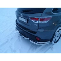 Фаркоп Baltex для Toyota Highlander III 2014-2020. (с декор. накладкой) Фланцевое крепление. Артикул 24.2554.08