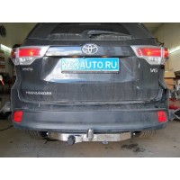 Фаркоп Baltex для Toyota Highlander III 2014-2020. (с декор. накладкой) Фланцевое крепление. Артикул 24.2554.08