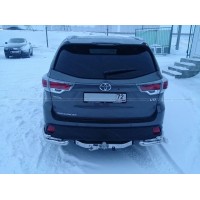 Фаркоп Baltex для Toyota Highlander III 2014-2020. (с декор. накладкой) Фланцевое крепление. Артикул 24.2554.08
