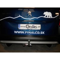 Фаркоп Galia оцинкованный для Peugeot Partner II (Tepee) L1 (длина базы 4380мм) 2008-2020. Быстросъемный крюк. Артикул C052C