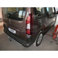 Фаркоп Galia оцинкованный для Peugeot Partner II (Tepee) L1 (длина базы 4380мм) 2008-2020. Быстросъемный крюк. Артикул C052C