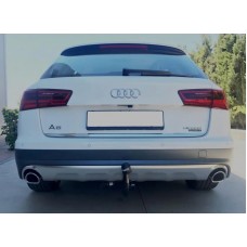 Фаркоп Aragon (быстросъемный крюк, вертикальное крепление) для Audi A6 Allroad Quattro 2012-2020. Артикул E0405DV