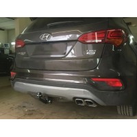 Фаркоп Westfalia для Hyundai Santa Fe III 2012-2017. Быстросъемный крюк. Артикул 346076600001
