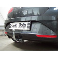 Фаркоп Galia оцинкованный для Seat Leon II 1P 2004-2012. Быстросъемный крюк. Артикул S074C