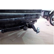 Фаркоп Bizon для Toyota Land Cruiser 150 Prado 2009-2020 (2 точки крепления, макс. нагрузка 3300/120 кг). Быстросъемный крюк. Артикул FA 0602-E