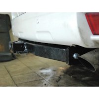 Фаркоп Bizon для Toyota Land Cruiser 150 Prado 2009-2020 (2 точки крепления, макс. нагрузка 3300/120 кг). Быстросъемный крюк. Артикул FA 0602-E