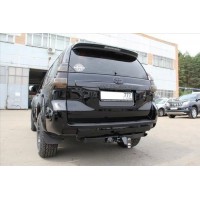 Фаркоп Bizon для Toyota Land Cruiser 150 Prado 2009-2020 (2 точки крепления, макс. нагрузка 3300/120 кг). Быстросъемный крюк. Артикул FA 0602-E