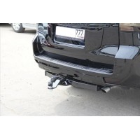 Фаркоп Bizon для Toyota Land Cruiser 150 Prado 2009-2020 (2 точки крепления, макс. нагрузка 3300/120 кг). Быстросъемный крюк. Артикул FA 0602-E