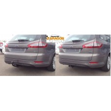 Фаркоп Aragon (быстросъемный крюк, горизонтальное крепление) для Ford Mondeo IV 2007-2016. Артикул E2008ES