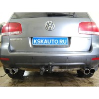 Фаркоп Лидер-Плюс для Volkswagen Touareg II 2010-2017. Артикул V124-A