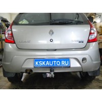 Фаркоп Galia оцинкованный для Renault Sandero I хэтчбек 2008-2013. Артикул D040A