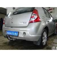 Фаркоп Galia оцинкованный для Renault Sandero I хэтчбек 2008-2013. Артикул D040A