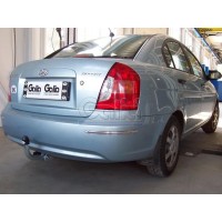 Фаркоп Galia оцинкованный для Hyundai Accent III (искл. ТагАЗ) 2006-2010. Артикул H071A