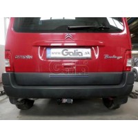 Фаркоп Galia оцинкованный для Peugeot Partner I (Origin) (длина базы 2690/2693мм) 1997-2012. Быстросъемный крюк. Артикул C043C