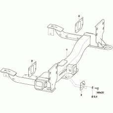 Фаркоп Westfalia (только балка) для Land Rover Range Rover III 2005-2012. Артикул 323074600001