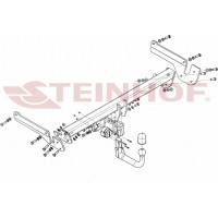Фаркоп Steinhof для Mazda 6 III GJ универсал 2012-2020. Быстросъемный крюк. Артикул M-043