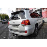 Фаркоп Baltex для Lexus LX 570 2008-2020. (с декор. пластиной) Фланцевое крепление. Артикул Y-20aSL