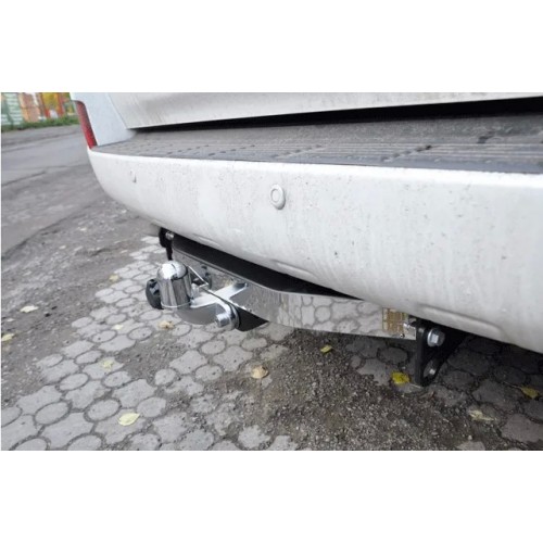 Фаркоп Baltex для Lexus LX 570 2008-2020. (с декор. пластиной) Фланцевое крепление. Артикул Y-20aSL