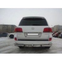 Фаркоп Baltex для Lexus LX 570 2008-2020. (с декор. накладкой) Фланцевое крепление. Артикул Y-20aNML