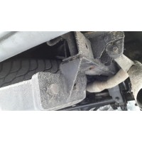 Фаркоп Лидер-Плюс для Mitsubishi Pajero Sport I 1998-2008 (с накладкой из нерж. стали). Фланцевое крепление. Артикул M107-F(N)