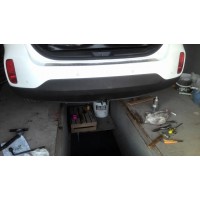 Фаркоп AvtoS для Hyundai Santa Fe III 2012-2017. Артикул KI 24