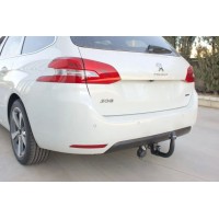 Фаркоп Aragon (быстросъемный крюк, вертикальное крепление) для Peugeot 308 II универсал 2013-2020. Артикул E1220BV