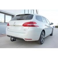 Фаркоп Aragon (быстросъемный крюк, вертикальное крепление) для Peugeot 308 II универсал 2013-2020. Артикул E1220BV