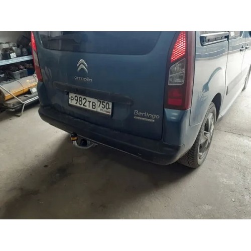 Фаркоп Мотодор для Citroen Berlingo II (L1,L2 длина базы 4380/4680 мм) 2008-2019. Артикул 91601-A