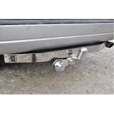 Фаркоп Baltex для Toyota Land Cruiser Prado 120 2003-2009. (с декор. пластиной) Фланцевое крепление. Артикул Y-13a