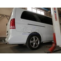 Фаркоп Galia оцинкованный для Mercedes-Benz Viano W639 RWD 2003-2013. Быстросъемный крюк. Артикул M108C