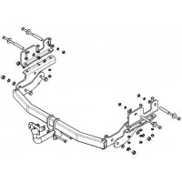 Фаркоп AvtoS для Hyundai H1 Grand Starex 2007-2020. Артикул HY 21