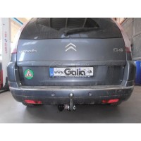 Фаркоп Galia оцинкованный для Peugeot 5008 2009-2020. Быстросъемный крюк. Артикул C051C