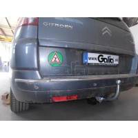 Фаркоп Galia оцинкованный для Peugeot 5008 2009-2020. Быстросъемный крюк. Артикул C051C