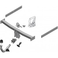 Фаркоп Brink (Thule) для Audi A6 С7 Allroad 2012-2020. Быстросъемный крюк. Артикул 550800