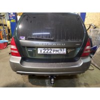 Фаркоп Bizon для Subaru Forester I, II 5 дв. 1997-2008. Быстросъемный крюк. Артикул FA 0140-E