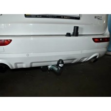 Фаркоп Galia оцинкованный для Audi Q5 2008-2012. Быстросъемный крюк. Артикул A046C