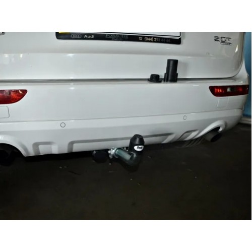 Фаркоп Galia оцинкованный для Audi Q5 2008-2012. Быстросъемный крюк. Артикул A046C